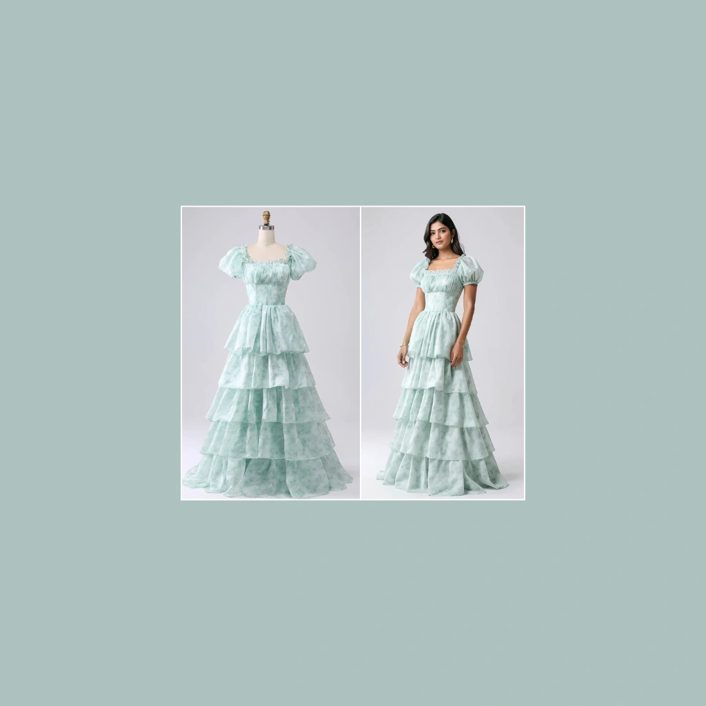 AI generated fashion portrait created with Emagify