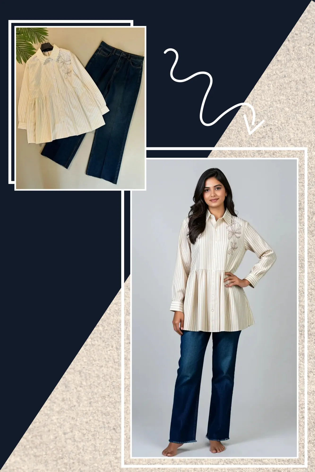 AI generated fashion image created with Emagify